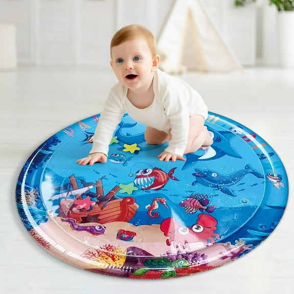 Water Sensory Playmat,Thickened Water Sensor Mat,Kids Water Play Mat,Cat Water Play Mat,Interactive Sensory Pad,Water Splash Play Pad,Pet Kids Water Activity Mat,Portable Water Play Pad