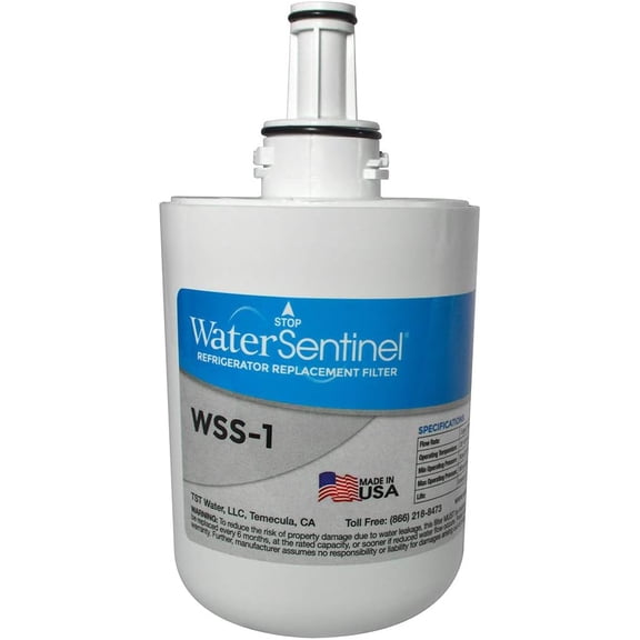 WaterSentinel WSS-1 Refrigerator Replacement Filter: Fits Samsung HAF-CU1 Filters (3-Pack),Blue