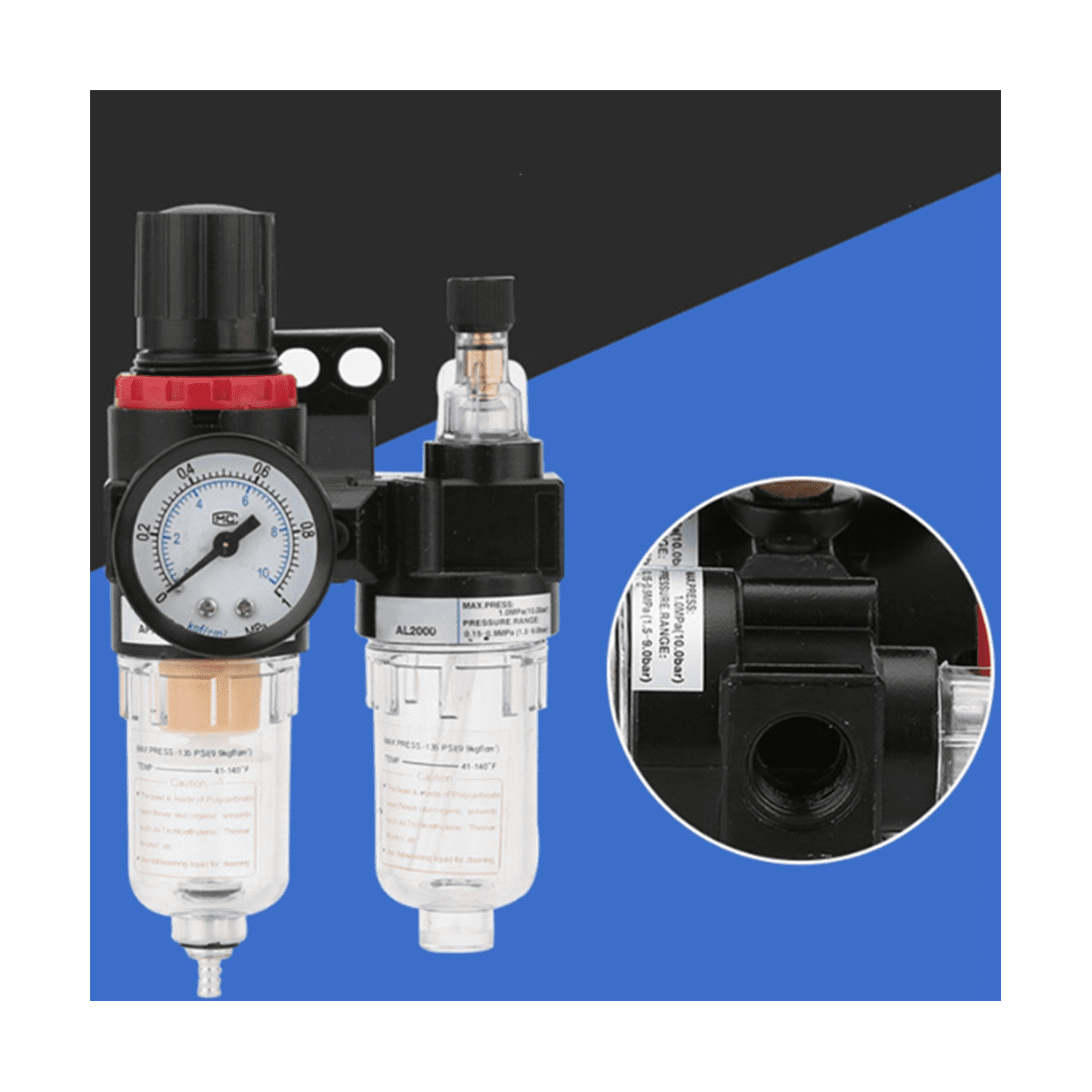 Water Separator AFC2000 G1/4 Air Compressor Oil Water Separator Air