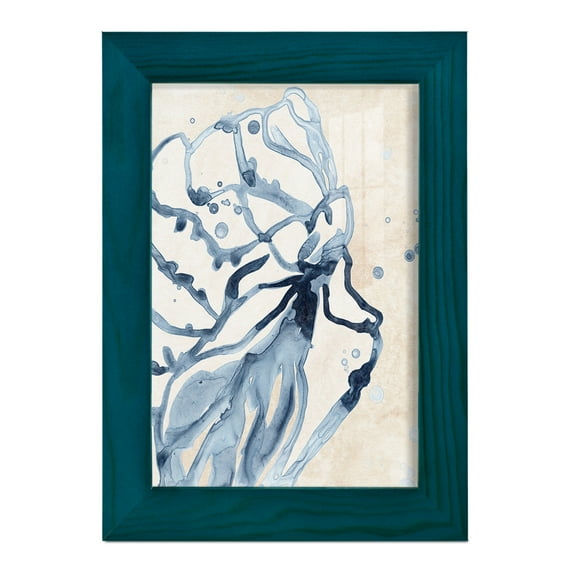 Water Shells I - Framed Print w/glass - Ocean Blue