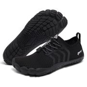 Water Shoes Barefoot Swim Surfing Men Breathable Boat Women Shoes Pool Beach Hiking Lightweight Slip On Shoes Outdoor Diving Quick Dry Sea Shoes Black 8 Women/7 Men