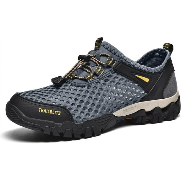 Water Shoes Men Quick Drying Outdoor Hiking Barefoot Boat Footwear Aqua Shoes for Water Sport Waders Diving Hiking Sailing Travel Beach Wading Swimming Fishing Kayaking