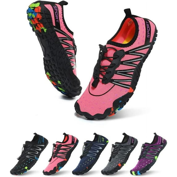 Water Shoes for Men Women Beach Barefoot Swim Rock Climbing Pool Shoes Socks, Anti-Slip Breathable Quick Dry Lightweight Slip-on, Outdoor Sport Hiking Walking Boating