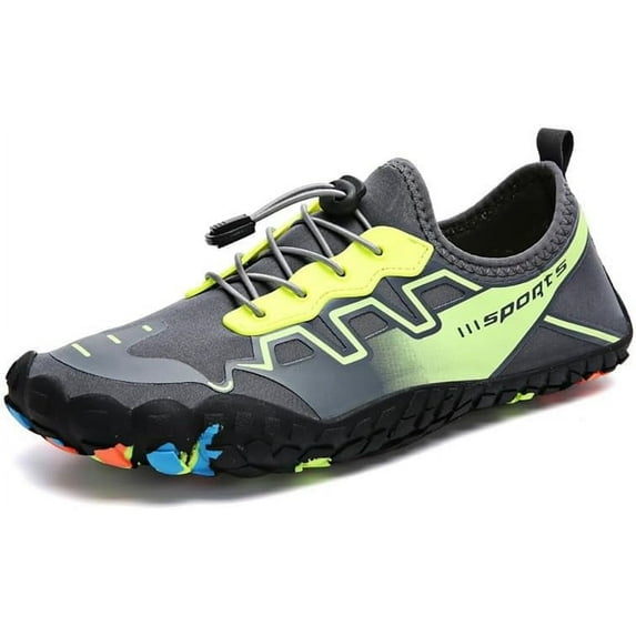 Water Shoes Men Women Beach Shoes Swim Shoes Wading Shoes Non-Slip Quick-Dry Hiking Shoes Barefoot Comfortable Trail Running Shoes Toe Shoes for Walking Fishing Diving Surfing Yoga