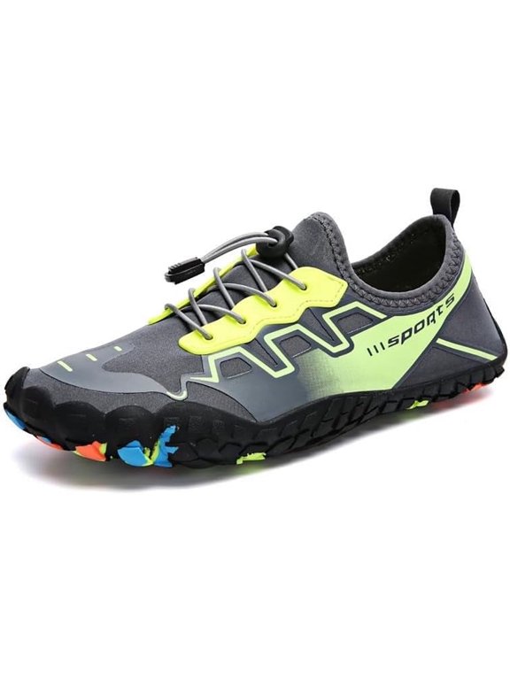 Water Shoes Men Women Beach Shoes Swim Shoes Wading Shoes Non-Slip Quick-Dry Hiking Shoes Barefoot Comfortable Trail Running Shoes Toe Shoes for Walking Fishing Diving Surfing Yoga