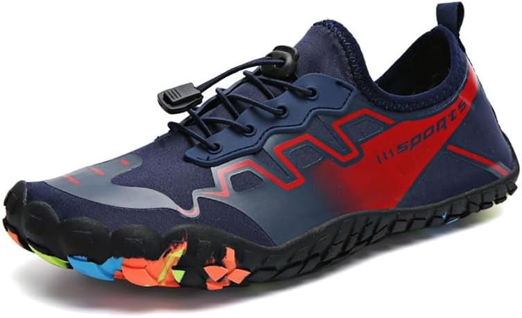 Water Shoes Men Women Beach Shoes Swim Shoes Wading Shoes Non-Slip Quick-Dry Hiking Shoes Barefoot Comfortable Trail Running Shoes Toe Shoes for Walking Fishing Diving Surfing Yoga
