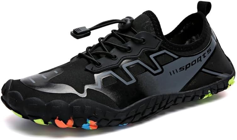 Water Shoes Men Women Beach Shoes Swim Shoes Wading Shoes Non-Slip Quick-Dry Hiking Shoes Barefoot Comfortable Trail Running Shoes Toe Shoes for Walking Fishing Diving Surfing Yoga