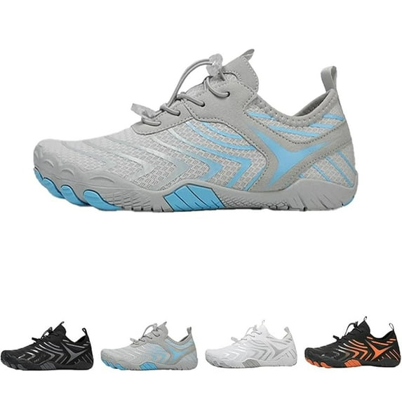 Water Shoes Men's Women's Grounding Shoes, Quick Drying Sports Hiking Grounding Shoes, Breathable Lightweight Non-slip Grounding Shoes,43, grey