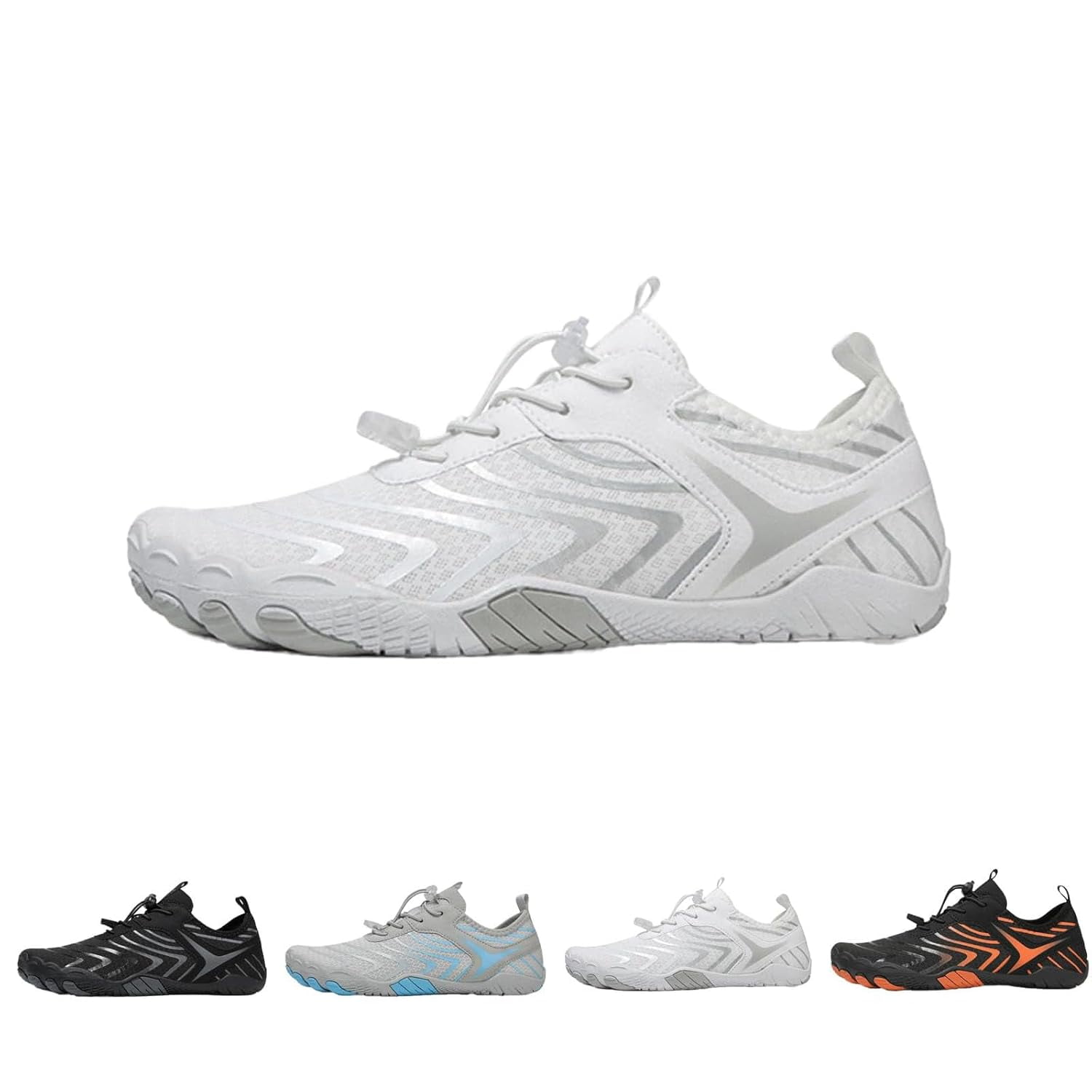 Water Shoes Men's Women's Grounding Shoes, Quick Drying Sports Hiking Grounding Shoes, Breathable Lightweight Non-slip Grounding Shoes,44, white