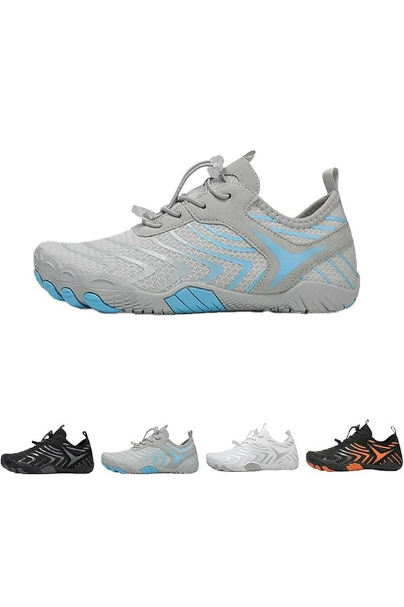 Water Shoes Men's Women's Grounding Shoes, Quick Drying Sports Hiking Grounding Shoes, Breathable Lightweight Non-slip Grounding Shoes,45, grey
