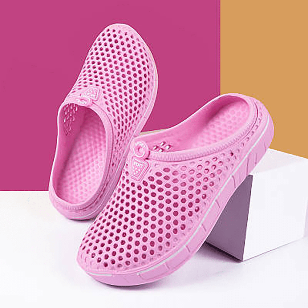 Water Shoes Rubber Slippers Flip Flops Shoe for Kids Size 4 Color PINK