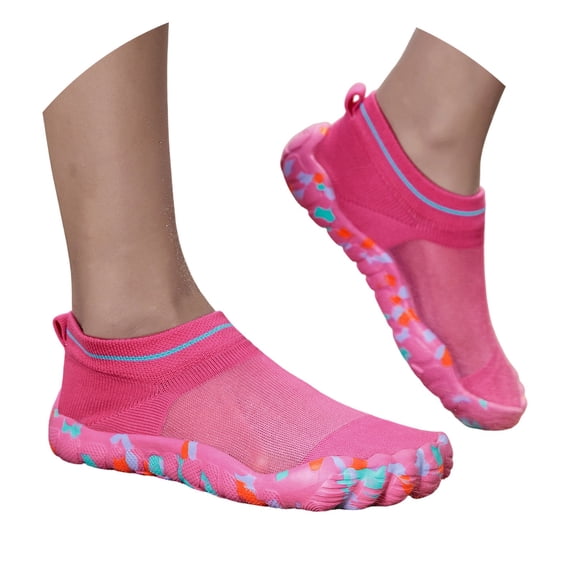 Water Shoes Women Barefoot Athletic Workout Gym Footwear Beach Swim Sneakers Quick Drying Boat Aqua Shoes for Water Sport Diving Sailing Travel Fishing