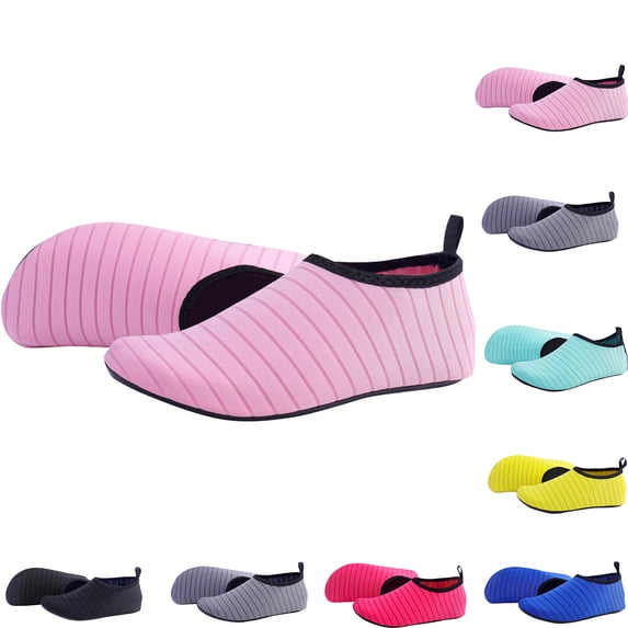 Water Shoes Women Men Adult Quick-Dry Aqua Socks Barefoot Non Slip for Beach Swim River Pool Lake surf, 36