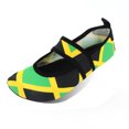 thumbnail image 1 of Water Shoes for Women Quick Dry Swim Beach Shoes Footwear for Sport Travel Dance Outdoor Surfing Yoga Exercise Jamaica Flag Caribbean Reggae Rasta (JA02-L), 1 of 8