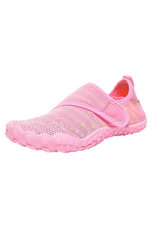 Water Shoes for Kids Breathable Water Socks Breathable Boys Beach Holidays Trip Shoes Pink Size 9-9.5 Years