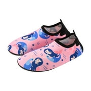 BAOZHU Water Shoes for Kids Girls Boys,toddler Kids Swim Water Shoes Quick Dry Non-Slip Water Skin Barefoot Sports Shoes Aqua Socks for Beach Outdoor Sports