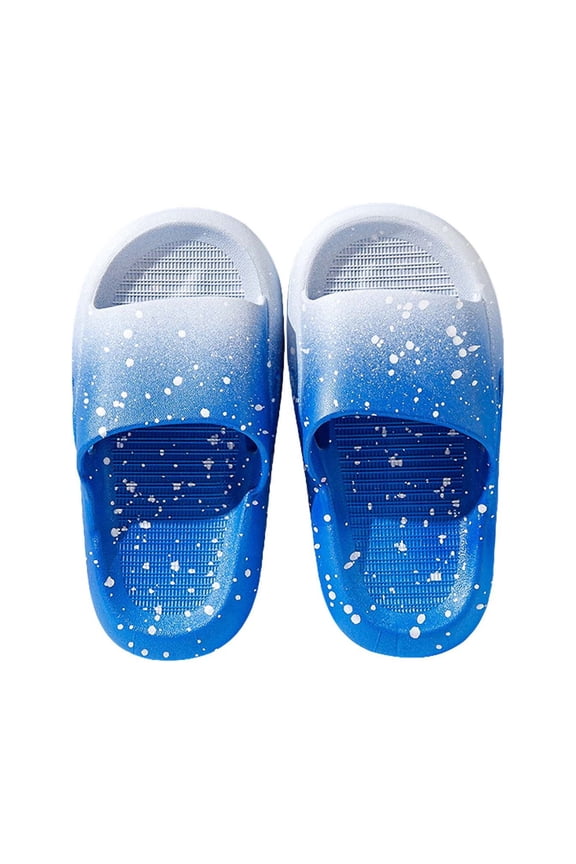 Water Shoes for Kids Size 5 Girls Bow Slippers Cute Summer Flip Flops Cushion Thick Sole Large Bow Kawaii Platform Cloud Slides Home Sandals