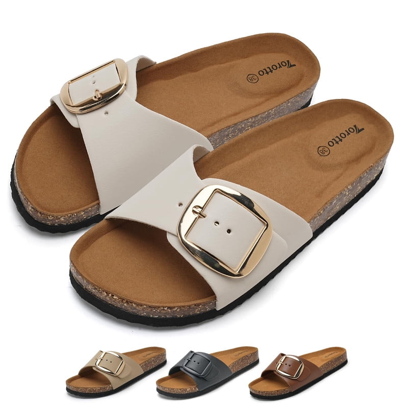 Women's Sandals, Slippers, Comfortable, Adjustable Buckle