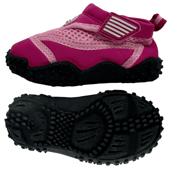 Air Balance Toddler Boy Quick-Dry, Anti-Slip Sole & Safe Toe-Cap Water Shoes, Fuchsia, 8