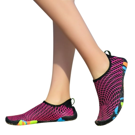 Water Shoes for Women Men Unisex Quick-Dry Barefoot Slip on Aqua Socks Swim Pool Non Slip Surf Yoga Exercise Outdoor Travel Footwear