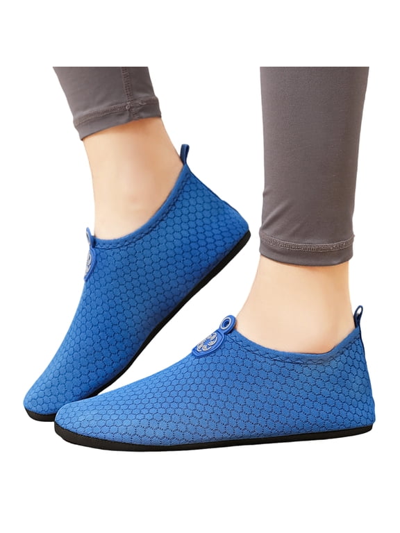 Water Shoes for Women Quick-Dry Barefoot Aqua Socks Packable & Lightweight Plus Size Beach Shoes for Swim, Hiking and Everyday Outdoor Adventures.