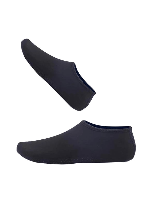 Water Shoes for Women Swim Shoes Water Socks for Cruise Essentials Swimming Aqua Beach Pool Yoga Surf Black M(M)
