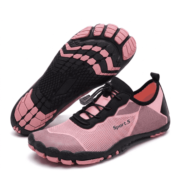 WateLves Men Women Quick Dry Water Shoes, Lightweight Barefoot Aqua Shoes, Non Slip Swim Beach Pool Kayak Surf Hiking Sports Footwear