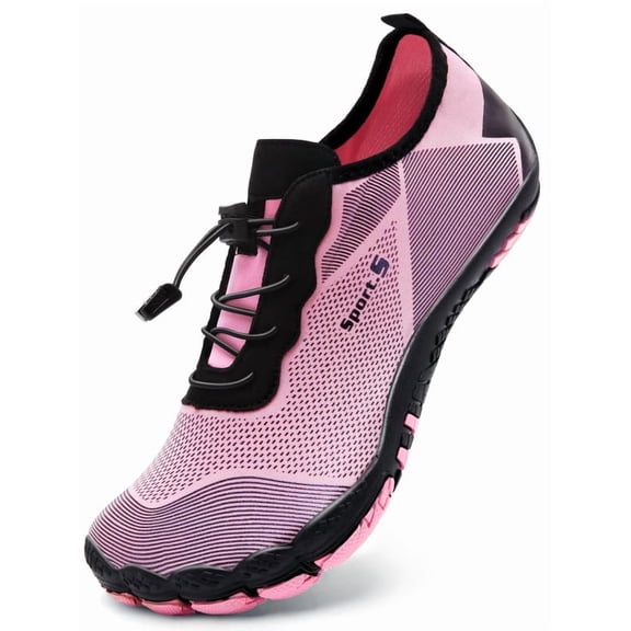 WateLves Men Women Quick Dry Water Shoes, Lightweight Barefoot Aqua Shoes, Non Slip Swim Beach Pool Kayak Surf Hiking Sports Footwear