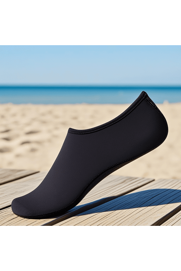 Water Shoes for Women and Men Quick-Dry Diving Socks for Pool Yoga Surf,Black