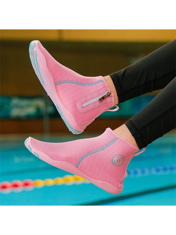Water Shoes for Women and Men Swim Shoes Quick Dry Lightweight Ankle Boot Anti Slip Barefoot for Beach Swimming Diving Surfing River Shoe