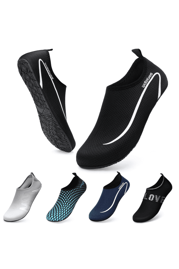 Men Women Quick Dry Thin Sole Water Socks Non Slip Aqua Shoes for Beach Pool Surfing Swimming Snorkeling Kayaking River Walking Diving Water Sports