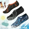 thumbnail image 1 of Water Shoes for Womens Mens Barefoot Quick-Dry Socks for Beach Swim Surf Yoga Exercise, Blue/XL, 1 of 8