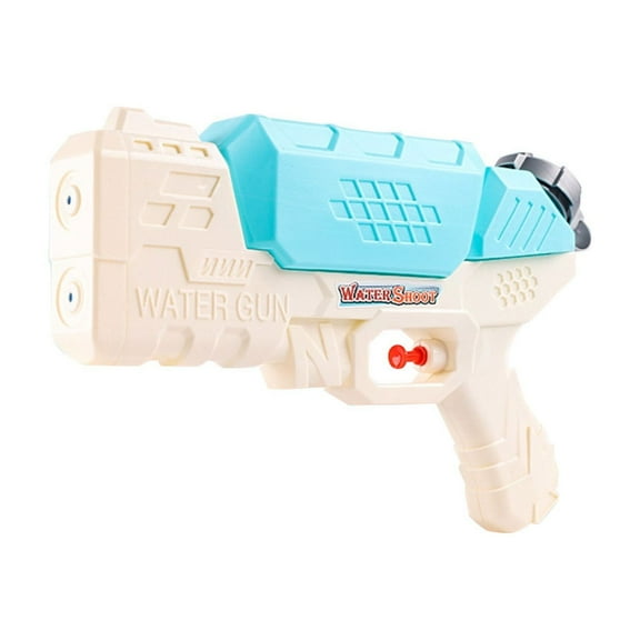 Water Shoot Double - Headed Pressurized Water Blaster Mini Cartoon Beach Water Play Toy Blue - For Summer Outdoor Activities, Pool Parties, Backyard Fun, Water Fights