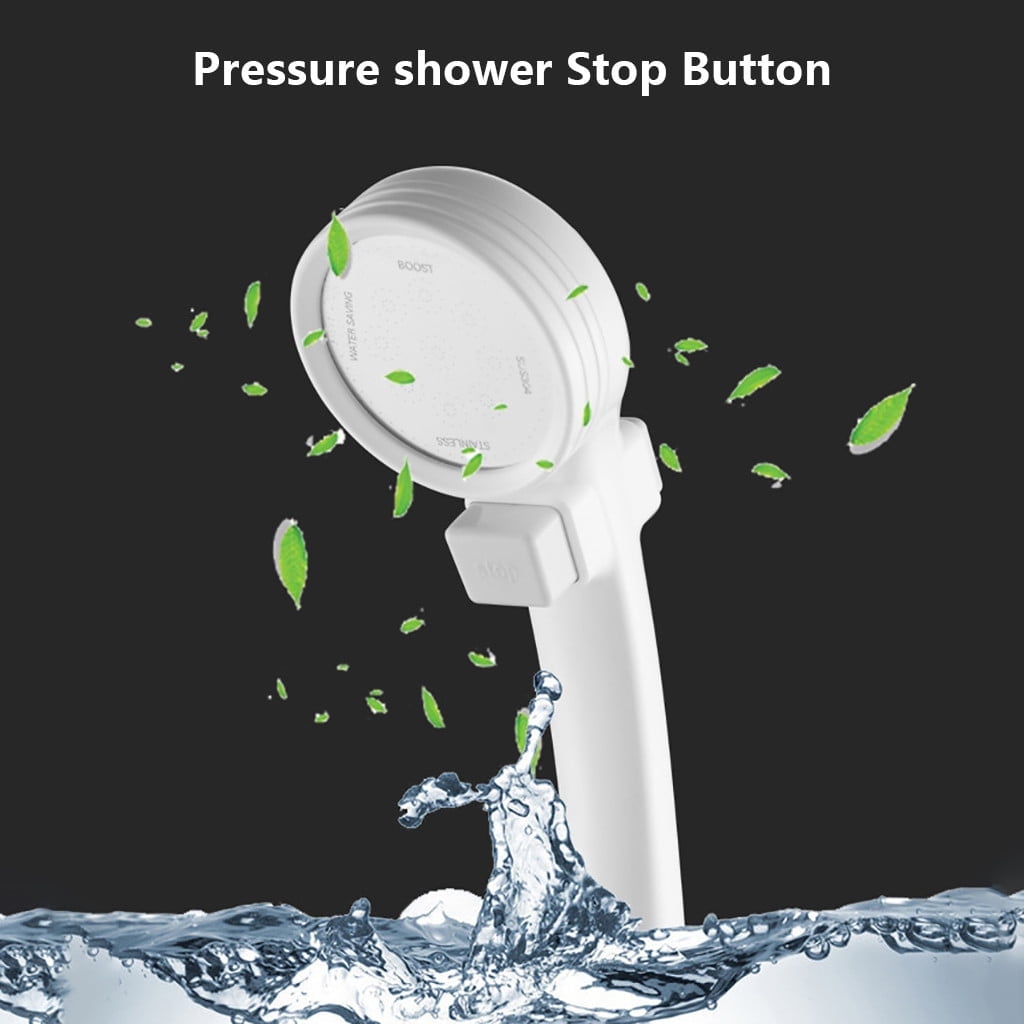 Water Shower Head,Hand Held Showerhead with ON/Off Switch, Portable ...