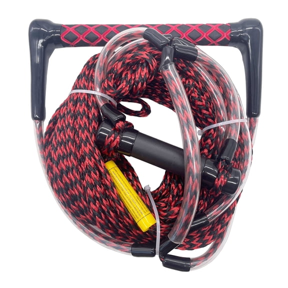 Water Ski Surfing Rope with Comfortable Handle Adjustable Floating Watersport Rope Boats Surfing Rope for Wake Surfing