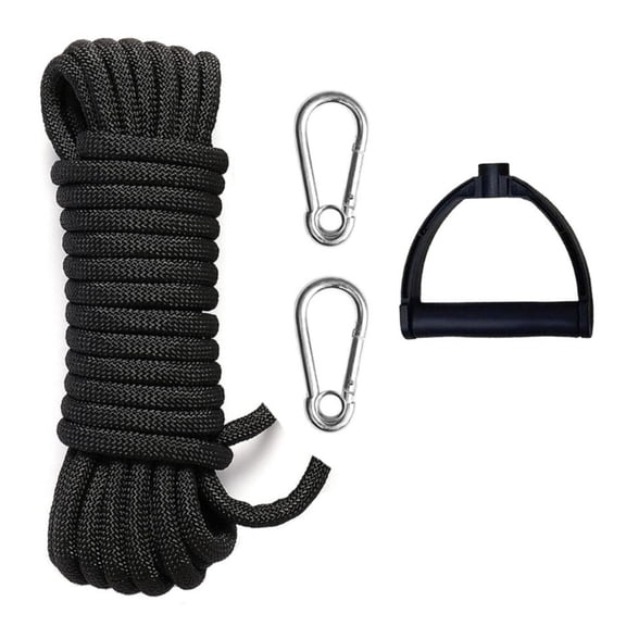 Water Skiing Rope With Handle Nylon Tow Rope Sled Cart Pull Rope for Wakeboard Kneeboard Snowboard Equipment Enduring