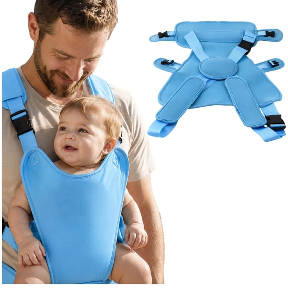Water Sling Baby Wrap Carrier for Summer Pool - Adjustable Shoulder Mesh Breathable Chest Sling Infant Carrier for Newborn to Toddlers Summer Pool Beach
