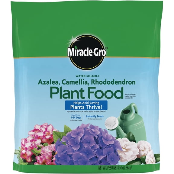 Water Soluble Azalea, Camellia, Rhododendron Plant Food - Fertilizer for Acid-Loving Plants & Flowers, 5 lb.