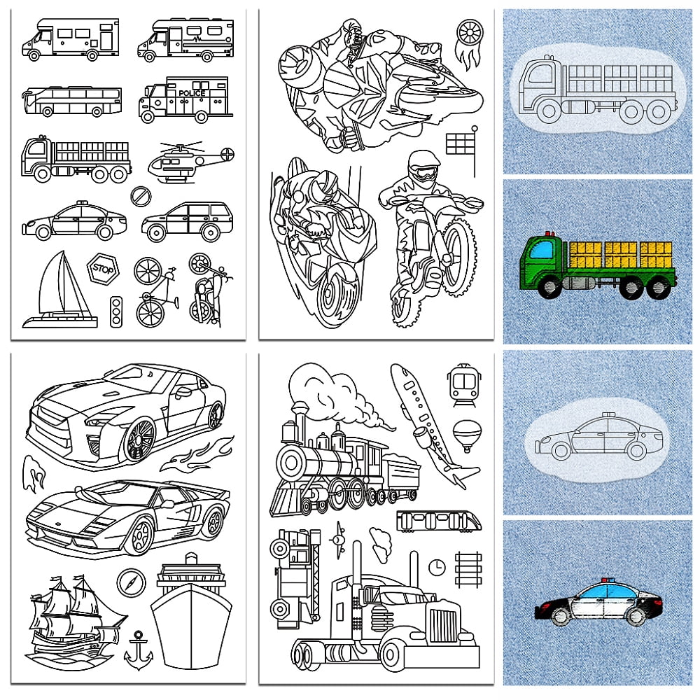 Water Soluble Embroidery Patterns for Beginners 4 Sheets with 38 ...