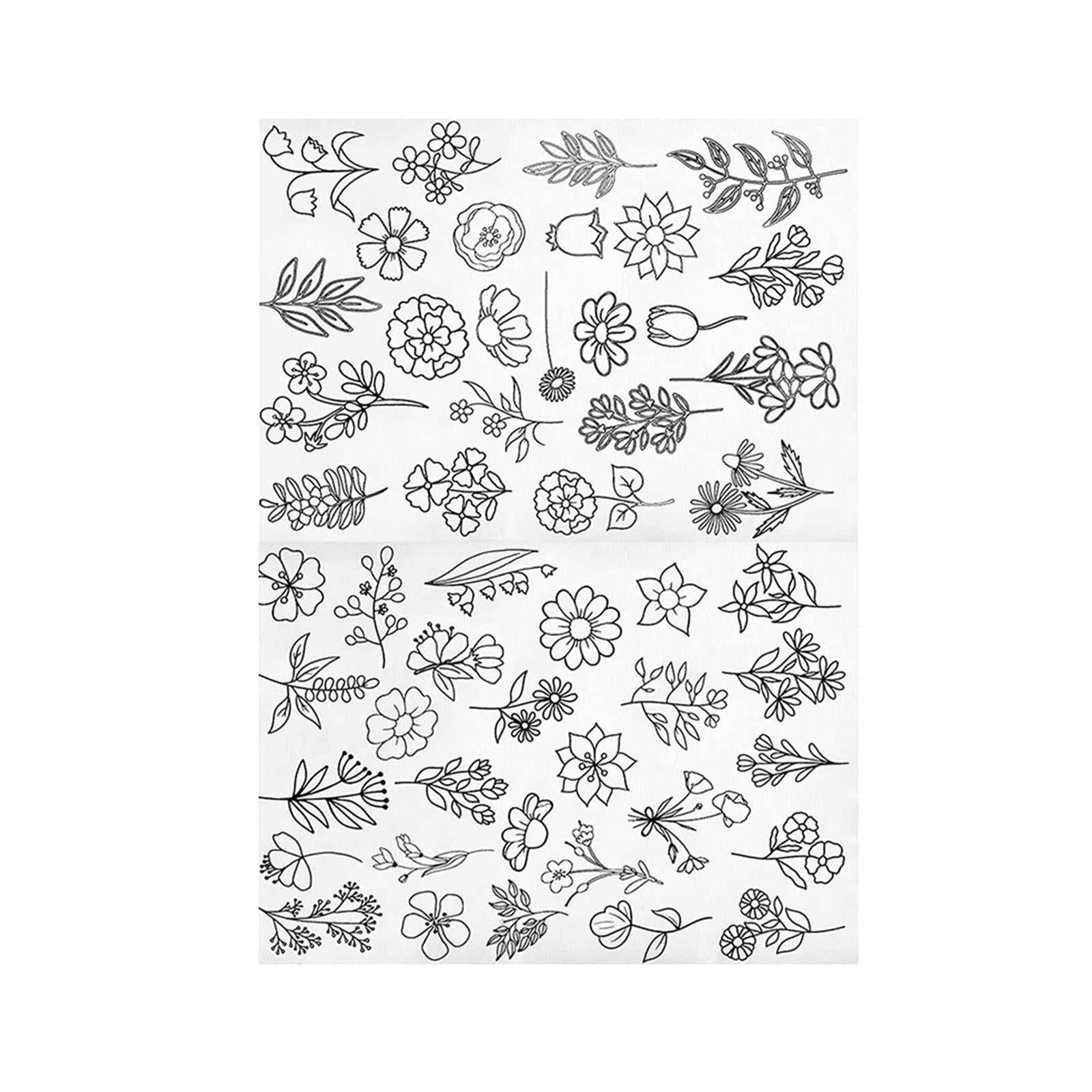 Water Soluble Stabilizer Water Soluble Fabric with Flower Patterns