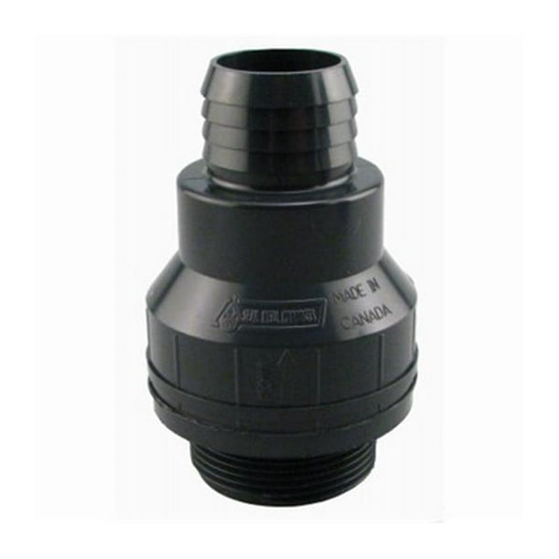 Water Source 235825 ABS InLine Sump Pump Check Valve 1.50 in