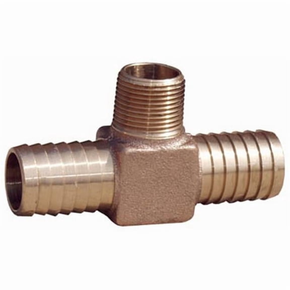 Water Source HT75NL 0.75 in. Insert x 0.75 in. Male Pipe Thread x 0.75 in. Barbed Hydrant Tee