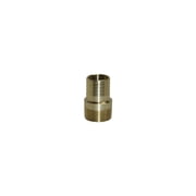 Water Source MA50NL Yellow Brass Threaded Male Adapter, Barbed End, 1/2 In. - Quantity 1