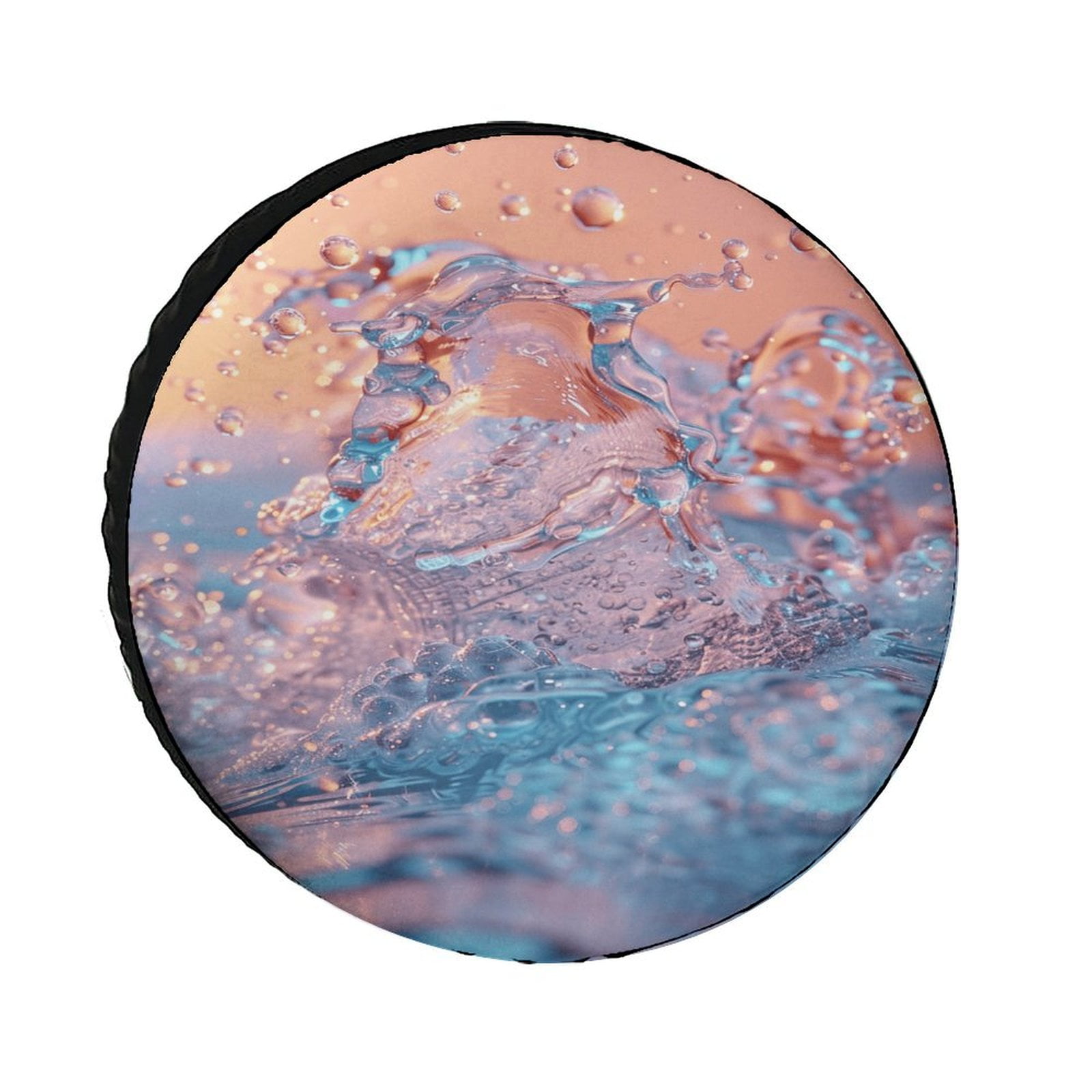 Water Splash Ripple Spare Tire Cover,Universal Wheel Tire Cover for ...