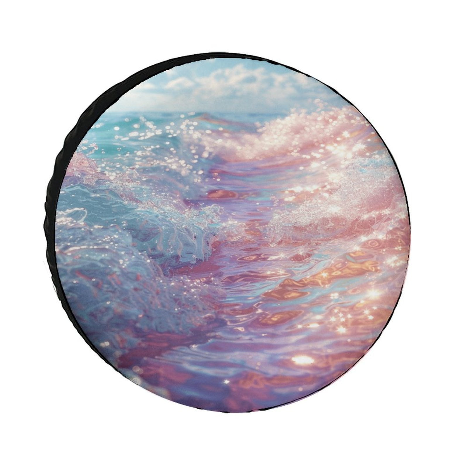 Water Splash Ripple Spare Tire Cover,Universal Wheel Tire Cover for ...