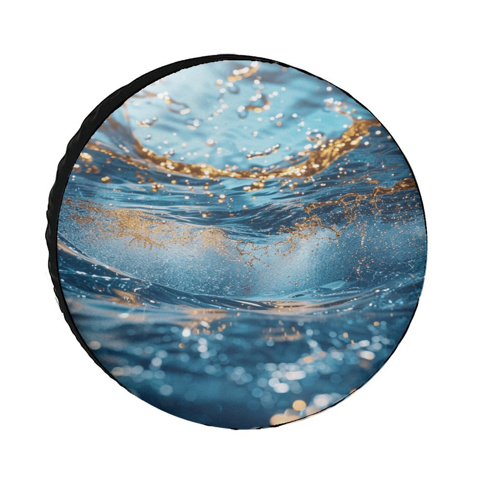 Water Splash Ripple Spare Tire Cover,Universal Wheel Tire Cover for ...
