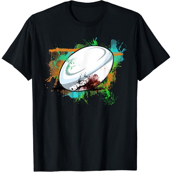Water Splash Rugby Player - League Union Rugby Fan T-Shirt