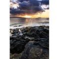 thumbnail image 1 of Water Splashing Onto The Lava Rock Along The Coast At Sunset - Hawaii United States of America Poster Print by Scott Mead, 12 x 19, 1 of 1
