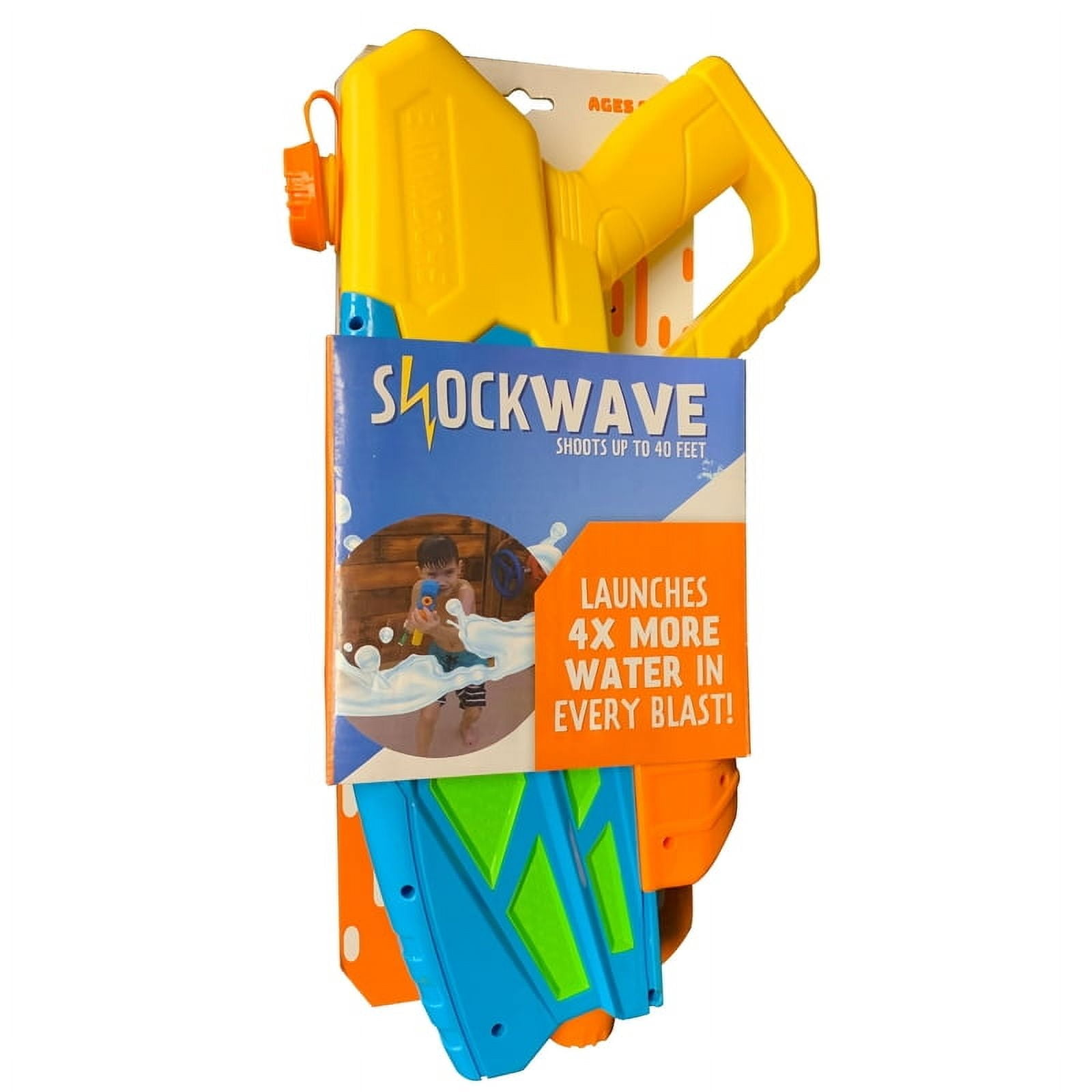Water Sports 8038212 Multi Color Plastic Shockwave Water Gun