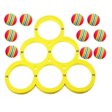 Water Sports EVA Floating Pool Game | Pool Toys Games Set | Fun Floating Water Sports Pool Games Throwing Toys Game with 10 Balls for Adults
